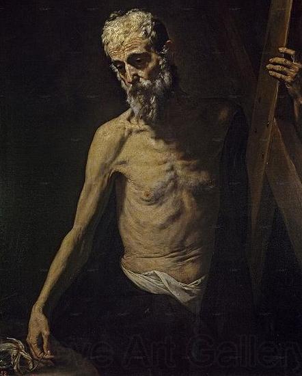 Jose de Ribera Hl. Andreas, Apostel Norge oil painting art